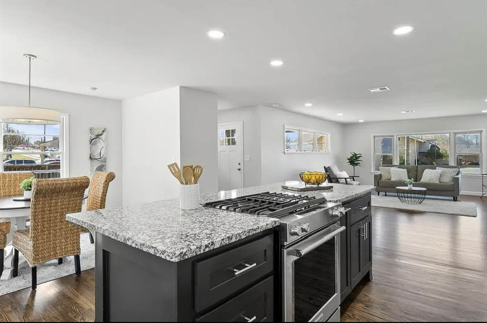 Residential kitchen renovation by Lorett's Remodeling and Construction in Tulsa, OK