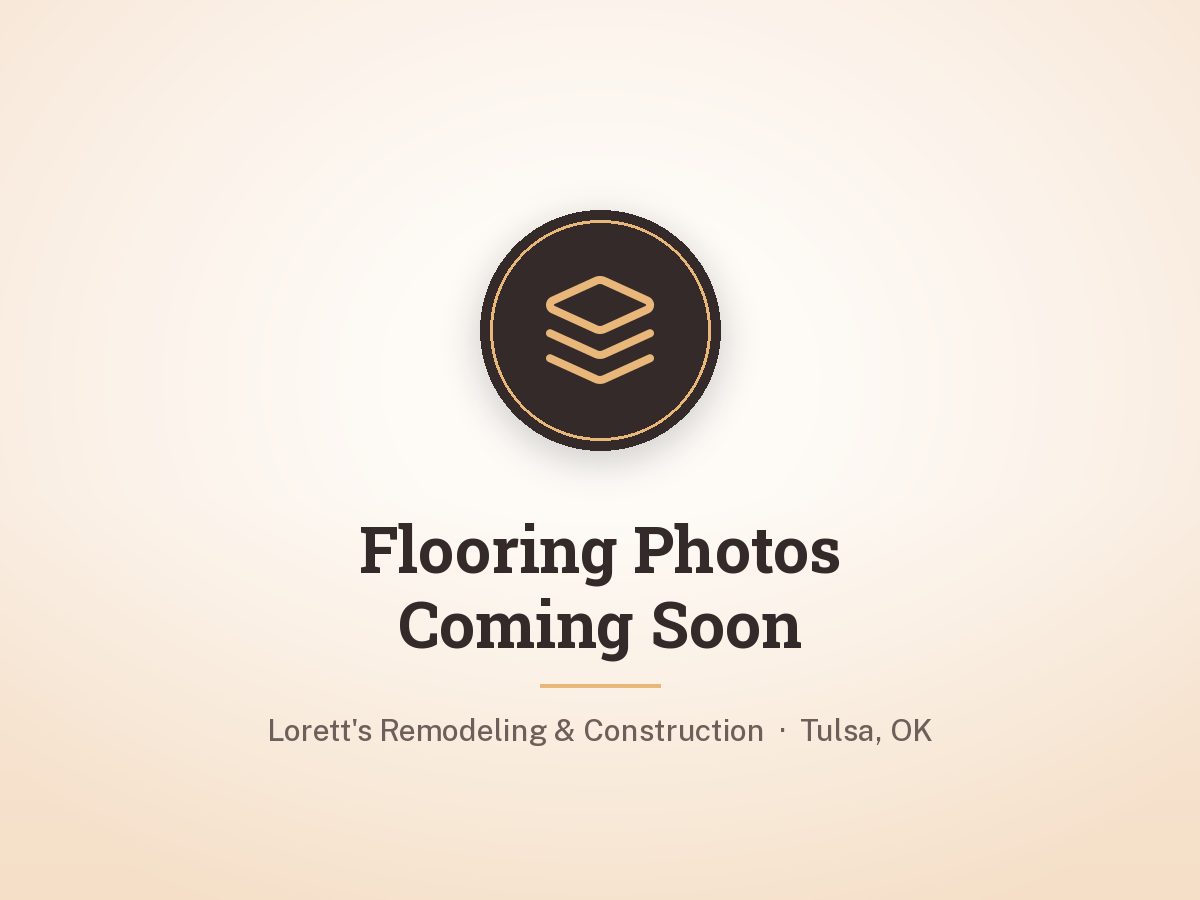 Luxury vinyl plank bedroom flooring by Lorett's Remodeling and Construction in Tulsa, OK