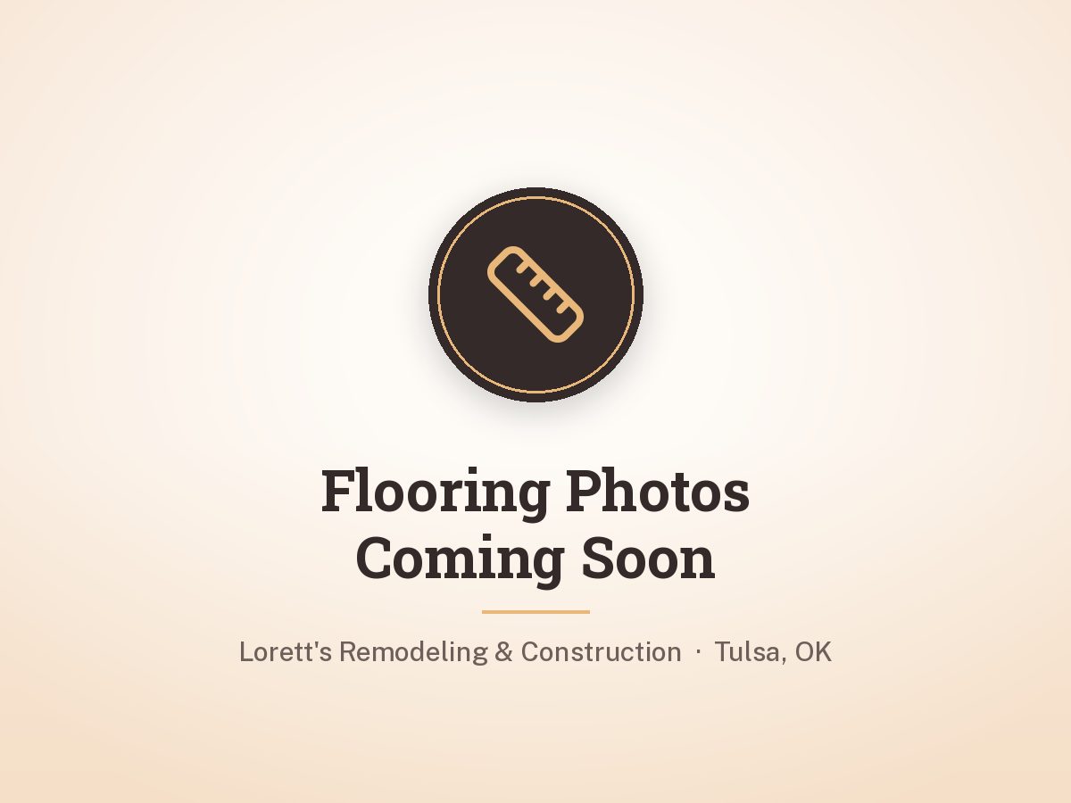 Subfloor preparation before flooring installation by Lorett's Remodeling and Construction in Tulsa, OK