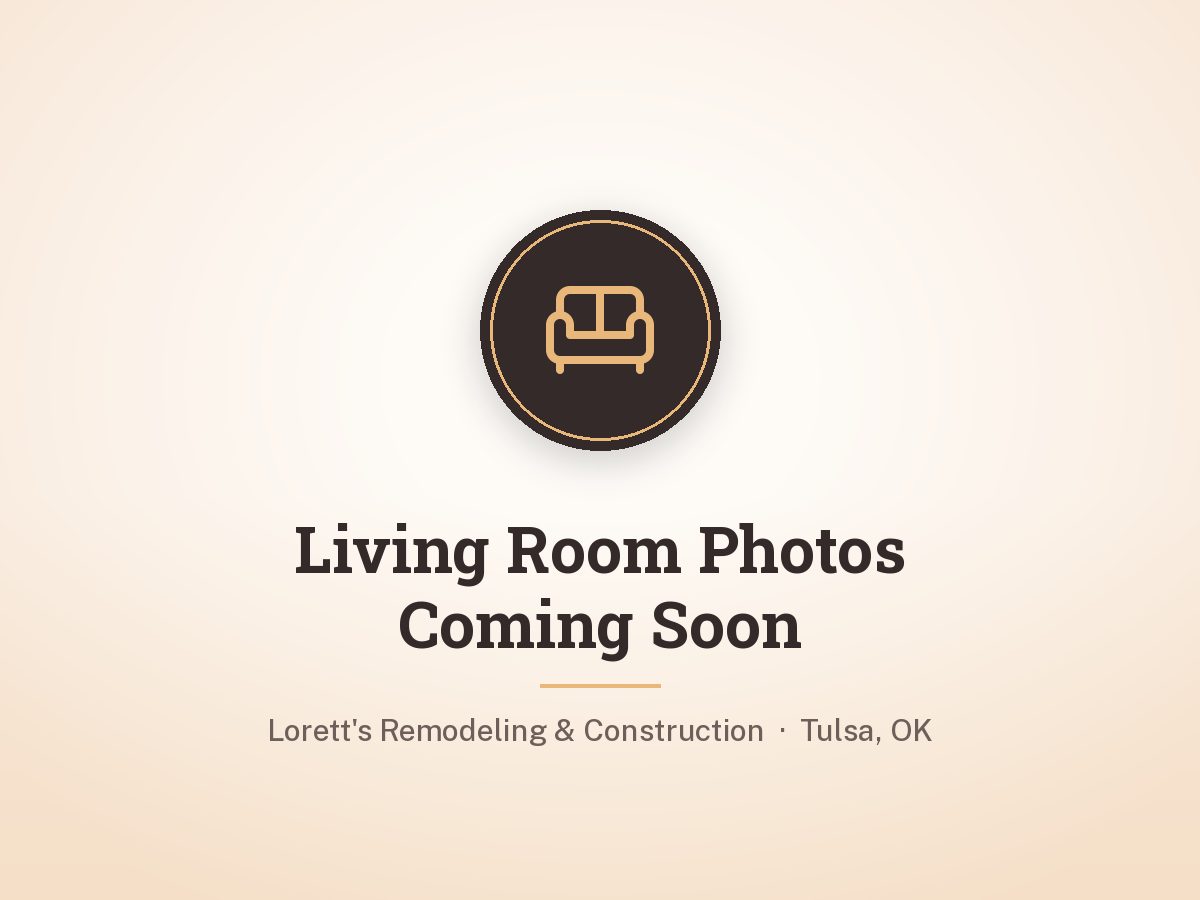 Open-concept living room remodel by Lorett's Remodeling and Construction in Tulsa, OK